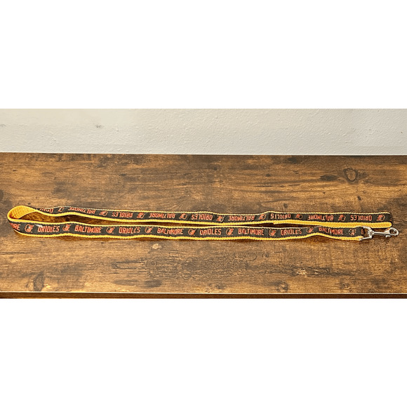 Vintage Baltimore Orioles MLB Black & Orange 4ft Dog Leash - Picture 4 of 6